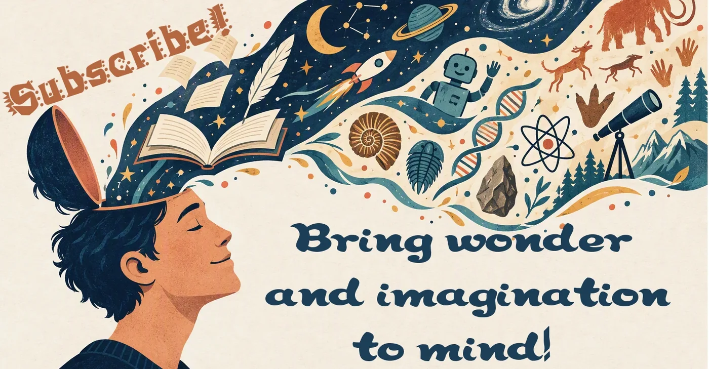 Subscribe! Bring wonder and imagination to mind!